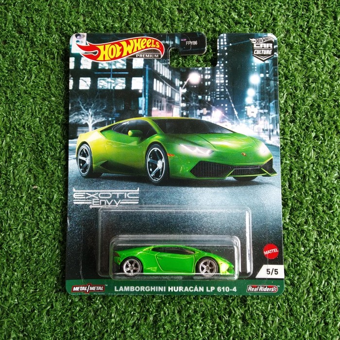 Terlaris Hotwheels Premium Lamborghini Huracan Lp 610-4 - Exotic Envy