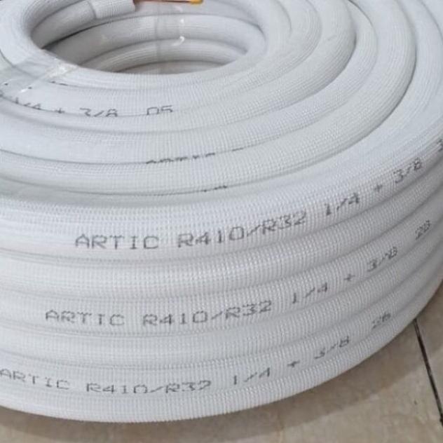 ☈ Pipa AC selang ac 1/2pk 3/4pk 1pk ARTIC (ukuran 1/4x3/8) harga meteran ☎