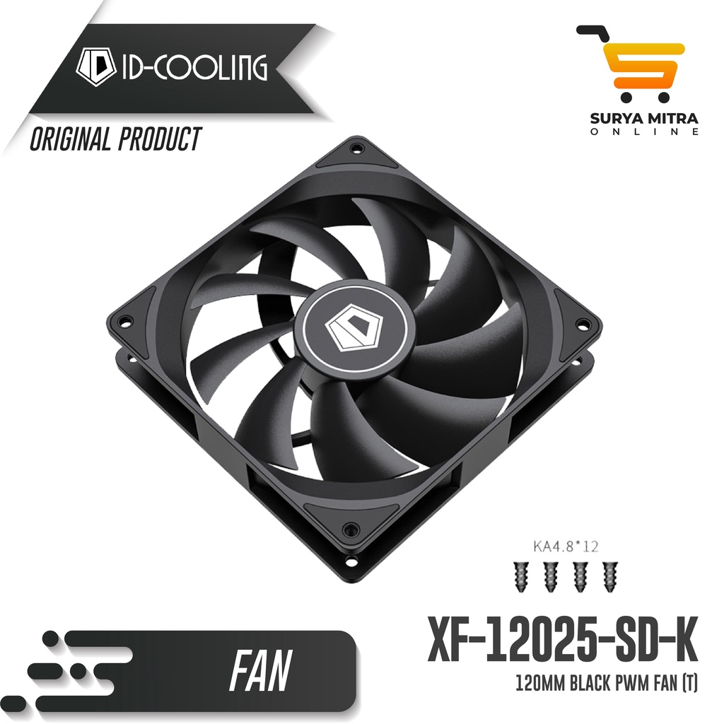 Fan Casing ID-COOLING XF-12025-SD-K 120mm PWM