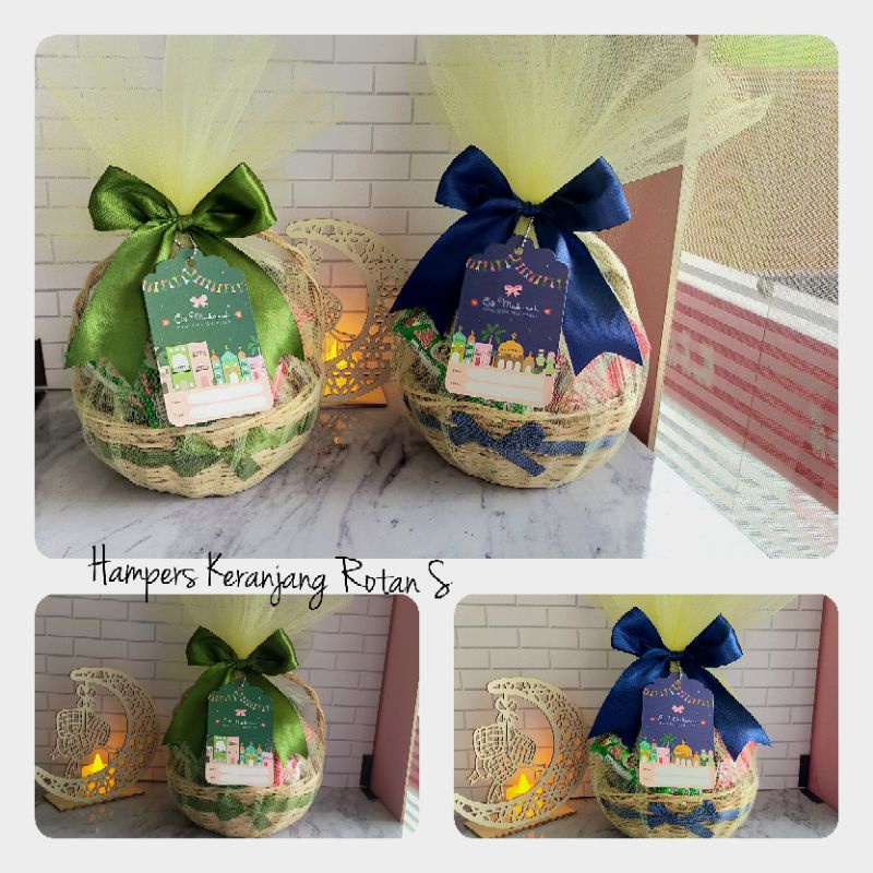 

Hampers Lebaran / Hampers coklat /parsel coklat /parsel lebaran / parsel keranjang rotan (s)
