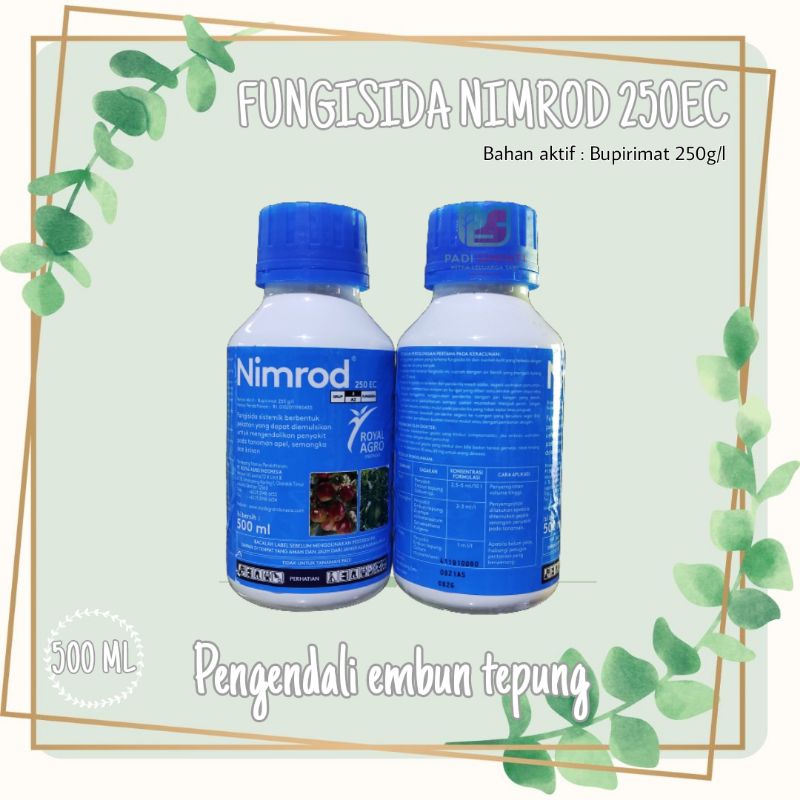 fungisida sistemik NIMROD 250EC 500ml untuk embun tepung pada tanaman