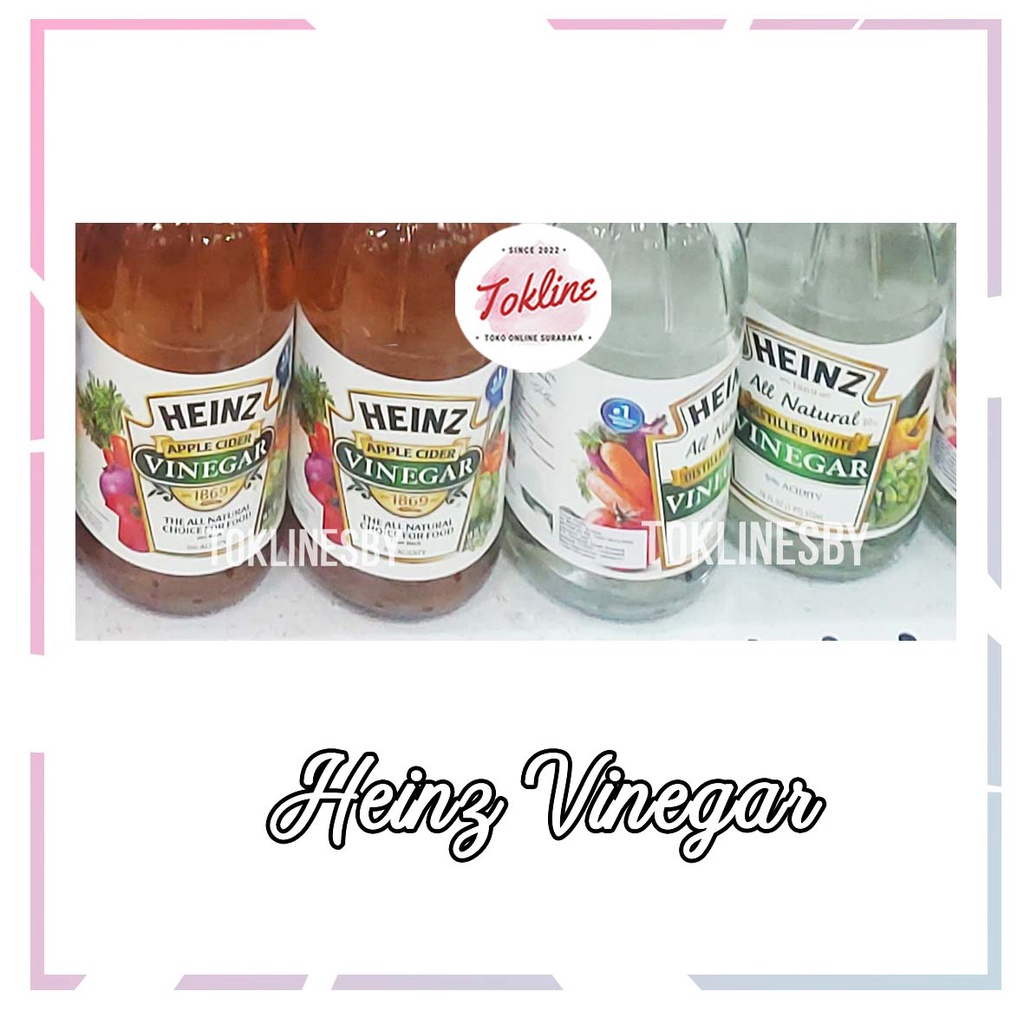 

Heinz Apple Cider Vinegar Cuka Apple Distilled White All Natural 473ml