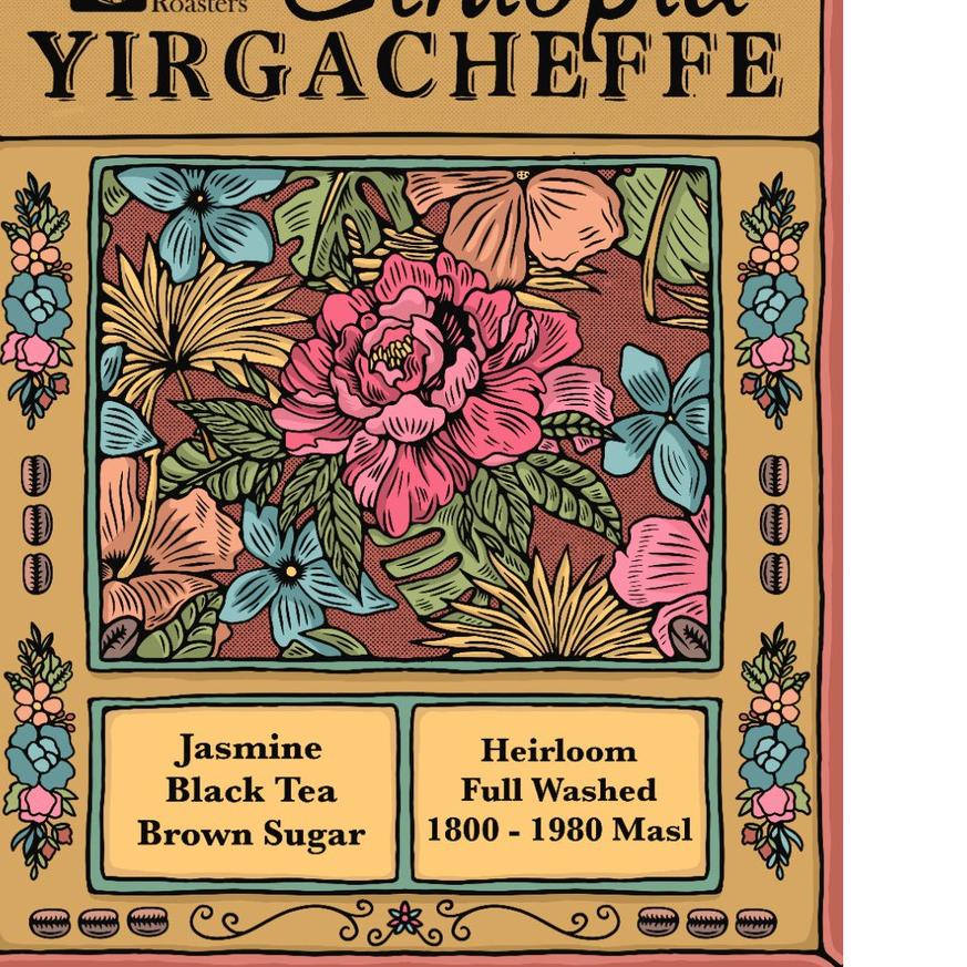 

► Kopi Arabika ETHIOPIA YIRGACHEFFE (200 gr) Single Origin Specialty Coffee Arabica Beans ♞