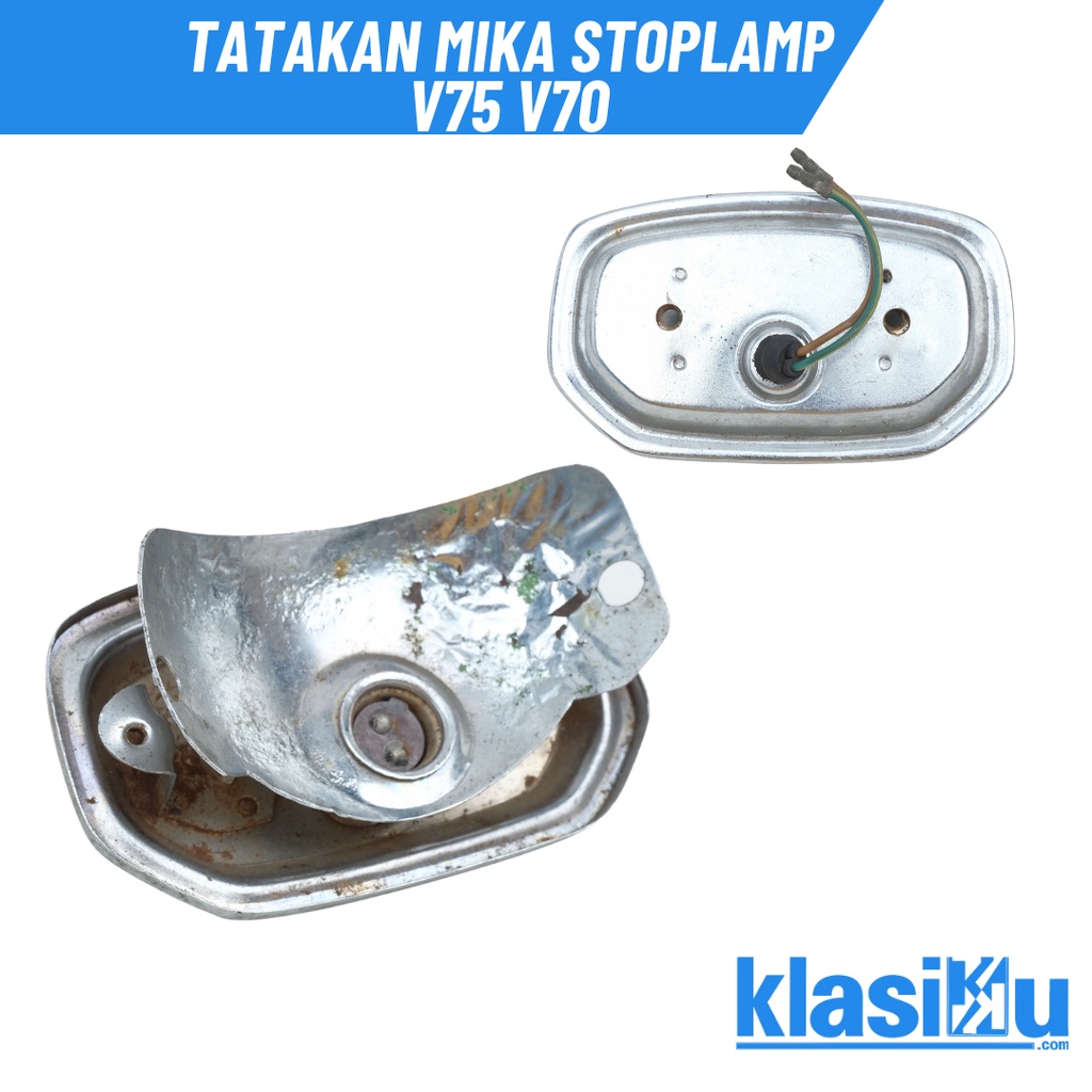 Dudukan Tatakan  Mika Stop lamp Lampu belakang Yamaha V70 V75 RS 100 Rs100 Original Nos