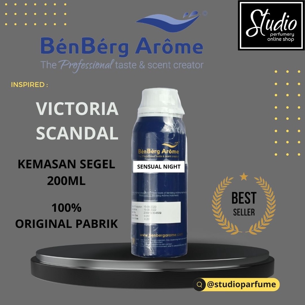 BIBIT PARFUM MURNI BENBERG AROME VICTORIA SCANDAL 200 ML | SCANDALOUS | SEGEL