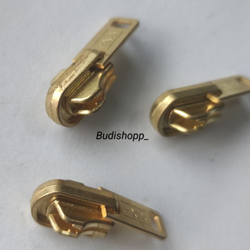 Kepala Resleting Jaket YKK Rel Besi Bolak Balik ( Timbal Balik)