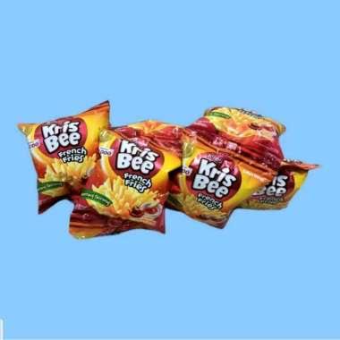 French fries Kris bee ( 1 renceng isi 10 ) Snack enak dan murah