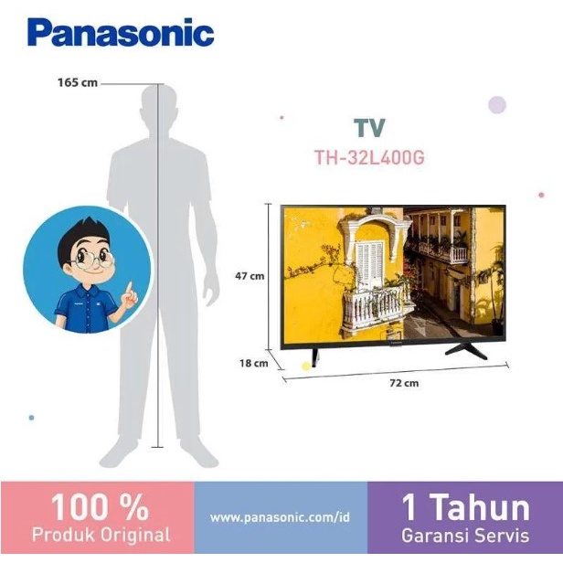 Panasonic LED Digital TV 32&quot; Digital TH-32L400G DVB-T2 32L400G 32L400