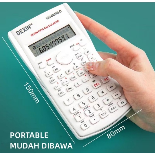 

Kalkulator Multifungsi Murah / Kalkulator Sekolah Scientific Kalkulasi KK-82MS-D