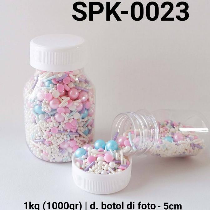 

SPK-0023 Sprinkles sprinkle sprinkel 1kg 1 kg mutiara meses mix pastel
