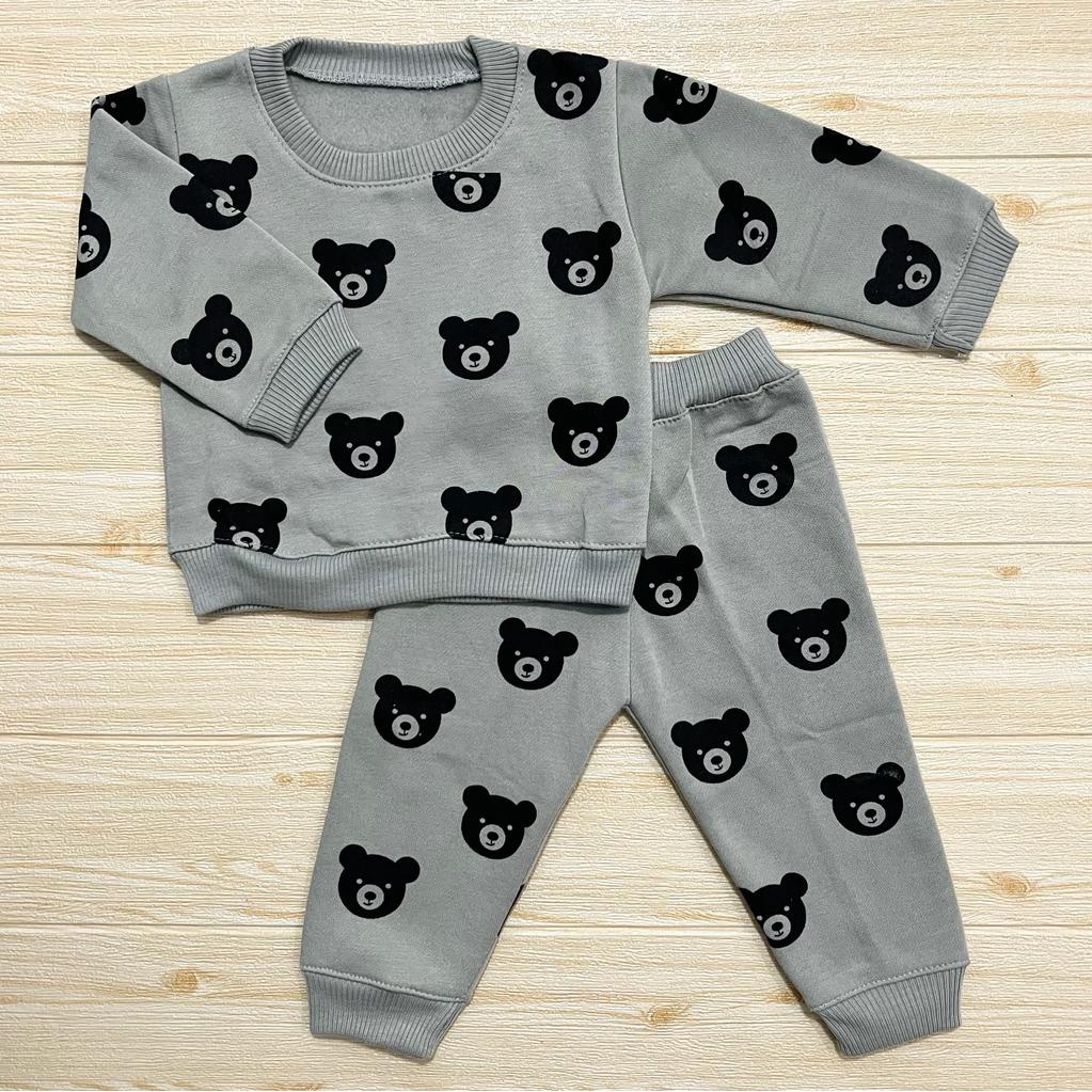 Setelan Sweater Anak Crewneck Celana Jogger Usia 3-12 Bulan Baby Alicia