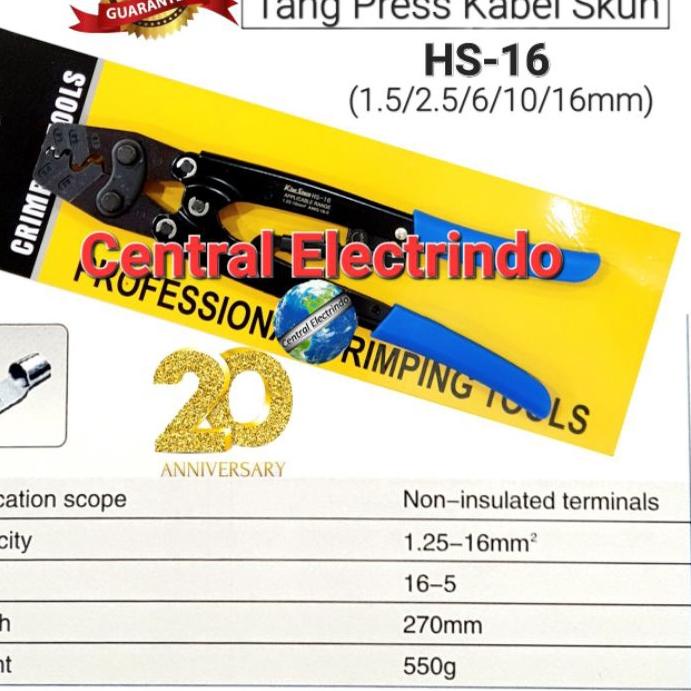 ❆ Tang Skun HS-16 (1.25-16mm) Tang Press Skun Manual. ➯