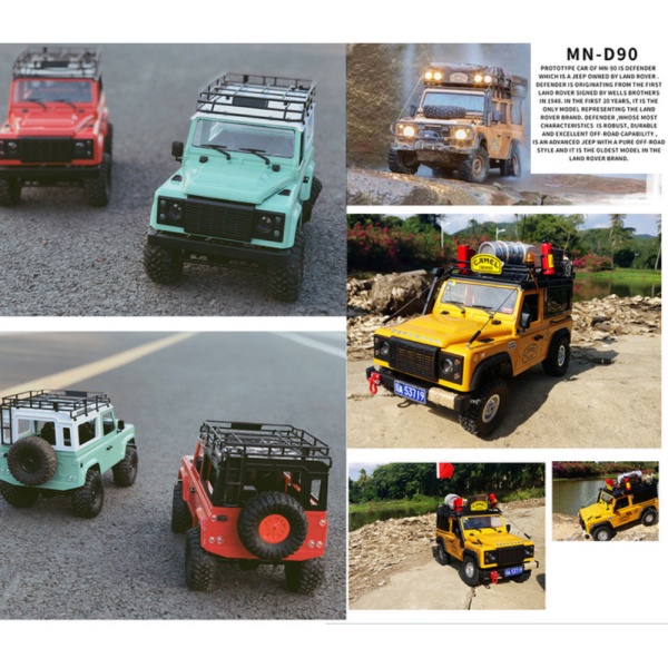 

Jual MN-D90 D90 RC Defender Adventure 1/12 4WD RTR - Merah Murah