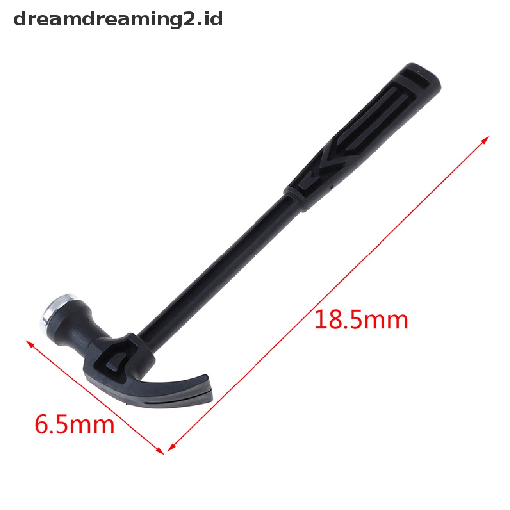 (dream) Gagang Plastik mini claw hammer working nail puncher Alat Palu Besi.