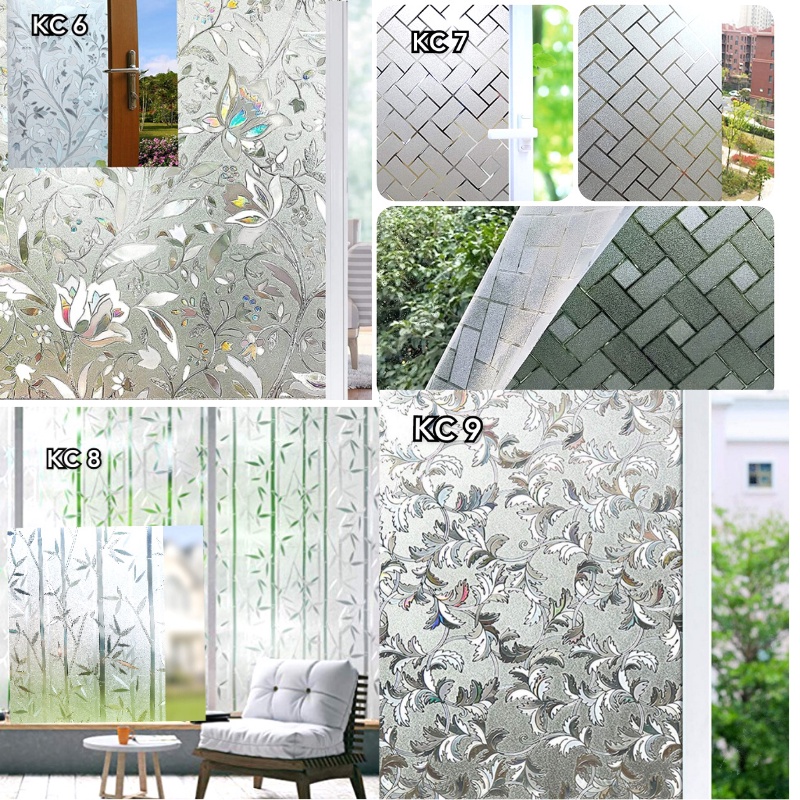 SETIKER STICKER STIKER KACA LEBAR 120CM 60CM HOLOGRAM SUNBLAS SUNBLAST KACA WALLPAPER PINTU JENDELA KACA BUAT KAMAR MANDI DEKORASI DEKOR RUMAH SANBLAST SANBLAS SUNBLAST SUNBLAS MOTIF BAMBU DAUN BUNGA LEMARI KACA DAPUR AESTHENTIC 3D MINIMALIS PREMIUM MURAH