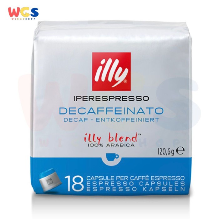 illy Coffee Iperespresso Decaffeinated Coffee Capsules 18p 120.6g