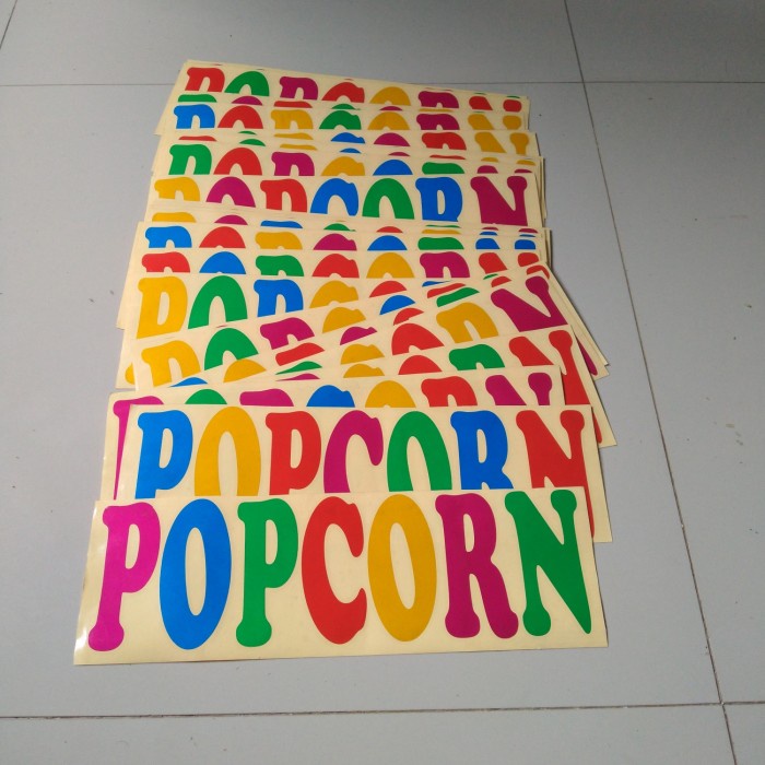 

STICKER POPCORN WARNA WARNI