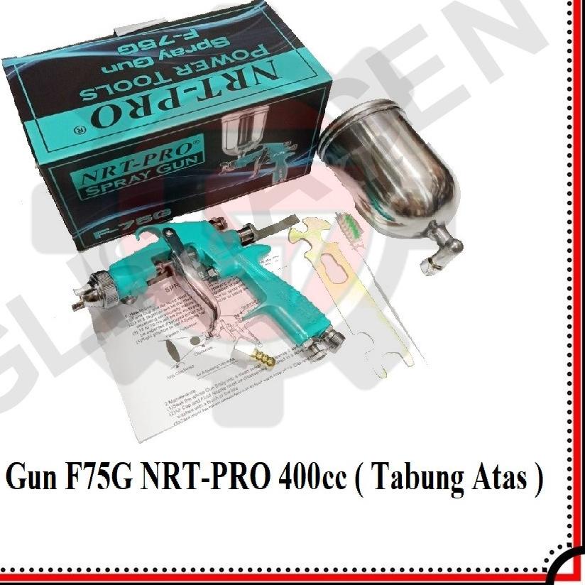 ☏ NRT-PRO F75G Spray Gun Tabung Atas Cat Semprot Spraygun F 75 G 75G F7S ➥