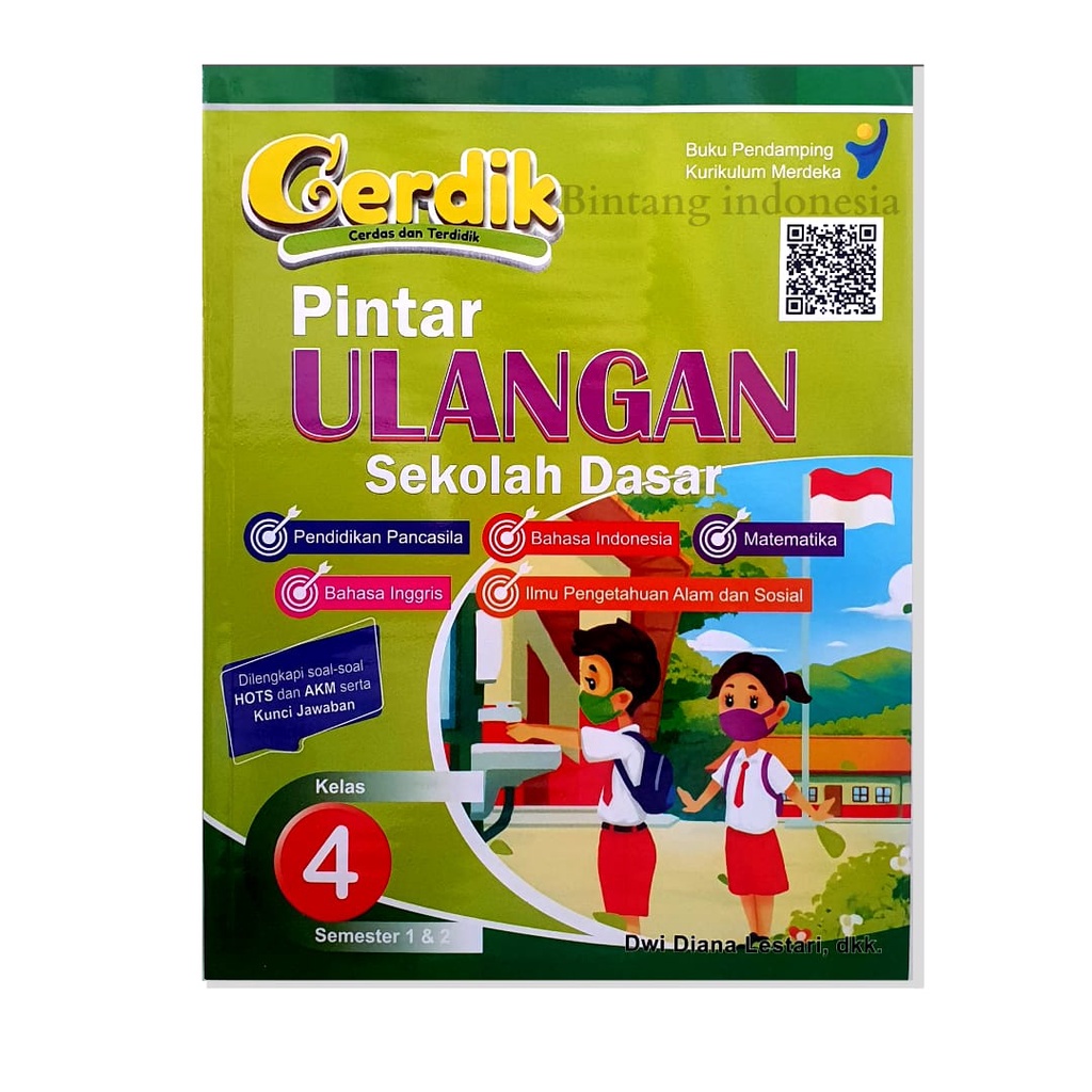 Cerdik Pintar Ulangan Kelas 1 &amp; 4 SD/MI Kurikulum Merdeka