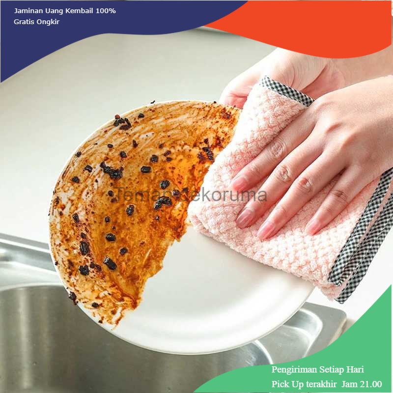 TD - SKT Yiqiang Handuk Dapur Serbaguna Kain Lap Anti Panas 5PCS - G20