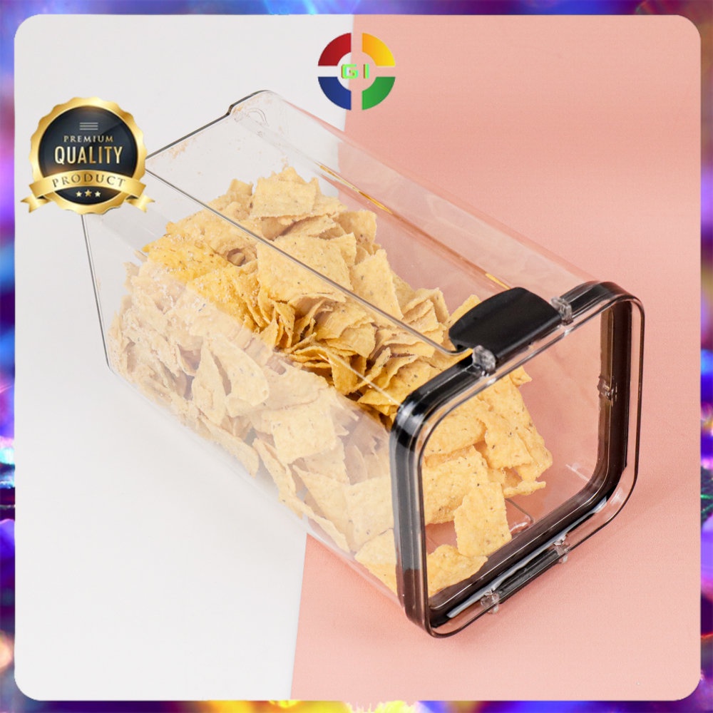 Toples Wadah Penyimpanan Makanan Food Storage Container 1300ML Transparent