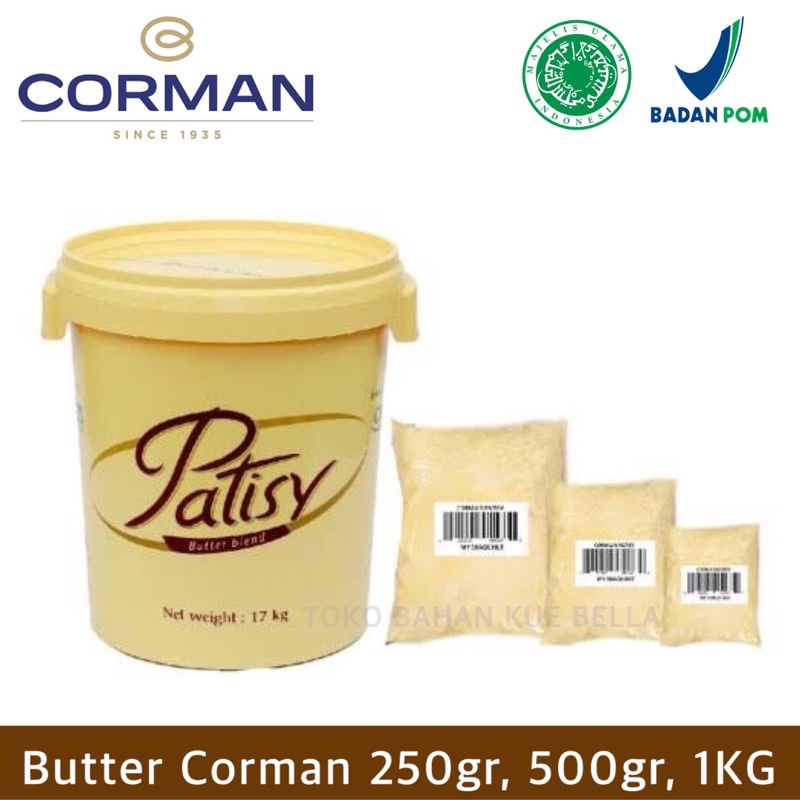 

Unsalted Butter CORMAN PATISY 1KG (REPACK)