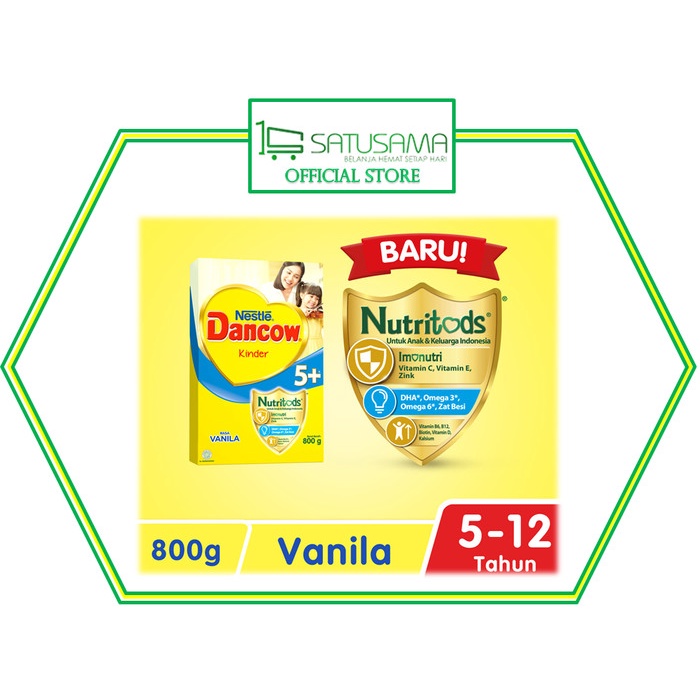 

[ COD ] DANCOW 5+ VANILA ADVANCE EXCELNUTRI 800 G