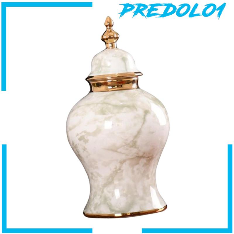 [Predolo1] Toples Jahe Keramik Dengan Tutup Ornamen Tradisional Untuk Kamar Tidur Kantor Pernikahan