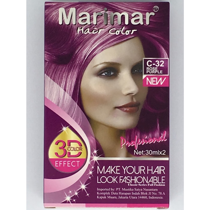 MARIMAR HAIR COLOR 30 C-32 ROSE PURPLE