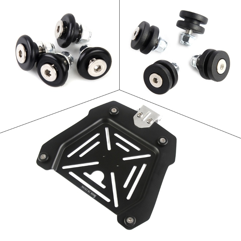 Matahari Bantal Plastik Performa Tinggi Untuk Motor Paduan Aluminium Belakang Koper Case 4-Piece/set T/I Shaped Motorcycles P