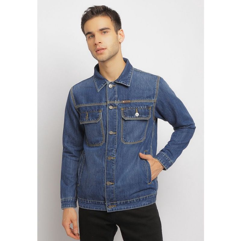 Jaket Jeans Pria MJF161 Original Lois