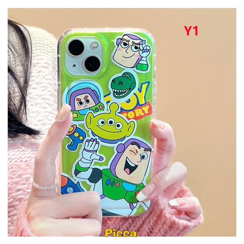 Casing Alien Buzz Lightyear Lucu Untuk Samsung A04s A32 A52 A04 A50 A12 A13 A30s A23 A04E A50s A52s A11 A03 A03s A20 A02s M23 M13 A30 F23 Kartun Toy Story Manyo Airbag Shockproof Case