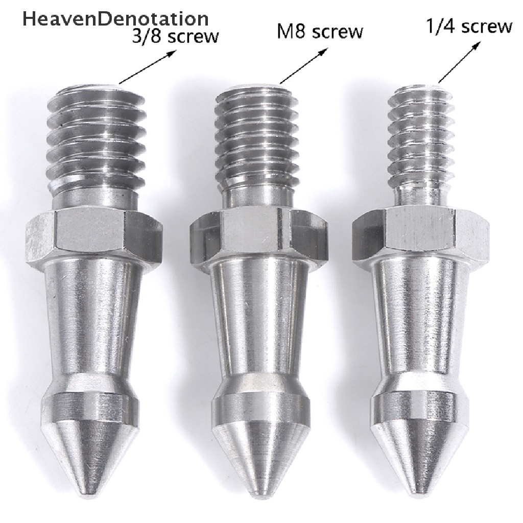 [HeavenDenotation] Tripod Spike1Per4 3 /8 M8 Inch Kamera Monopod Kaki Sekrup Tetap Aksesoris HDV