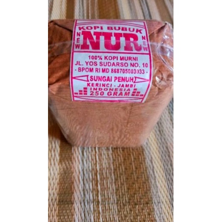 

[ COD ] KOPI NUR ROBUSTA LEGENDARIS ASLI KERINCI 250GR