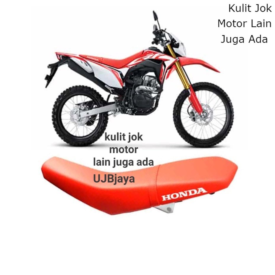 Kulit Jok Motor CRF 150 BAHAN ORI Sarung Jok Motor CRF 150 G1