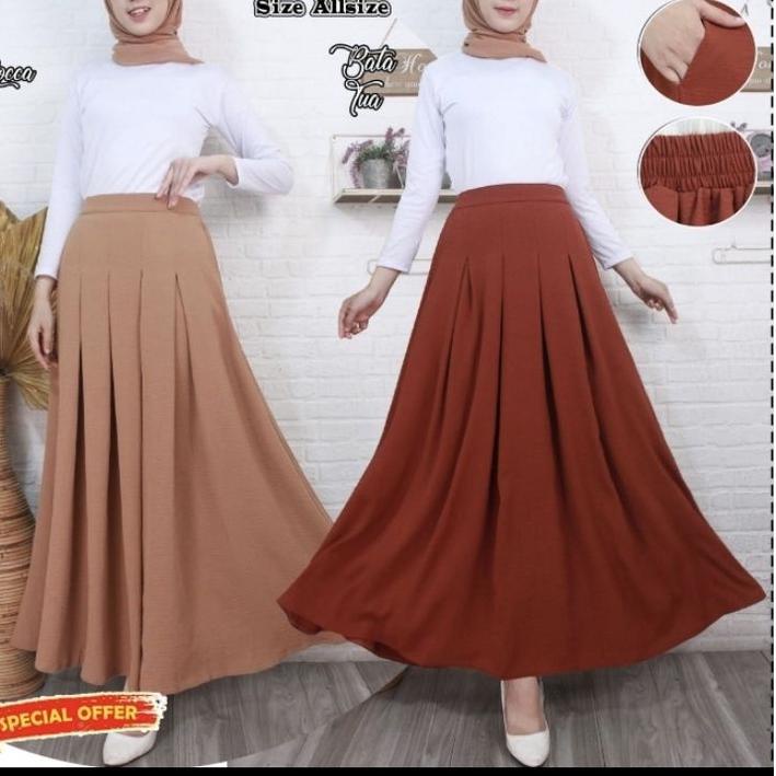 ♜ Rok rempel lipit lipit premium import ♨