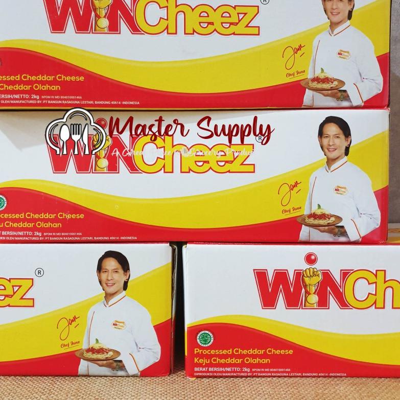 

➸ KEJU WINCHEEZ 2 KG / KEJU CHEDDAR / CHEDDAR CHEESE BLOCK WINCHEEZ ☀