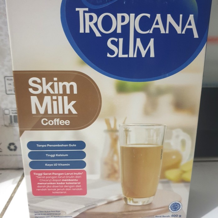 

[ COD ] Tropicana Slim Skim Milk Coffee 500 gr Susu Diet Kopi Keto Non Fat