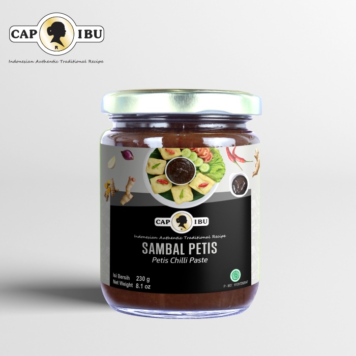 CAP IBU Sambal Petis Kemasan Jar Beling