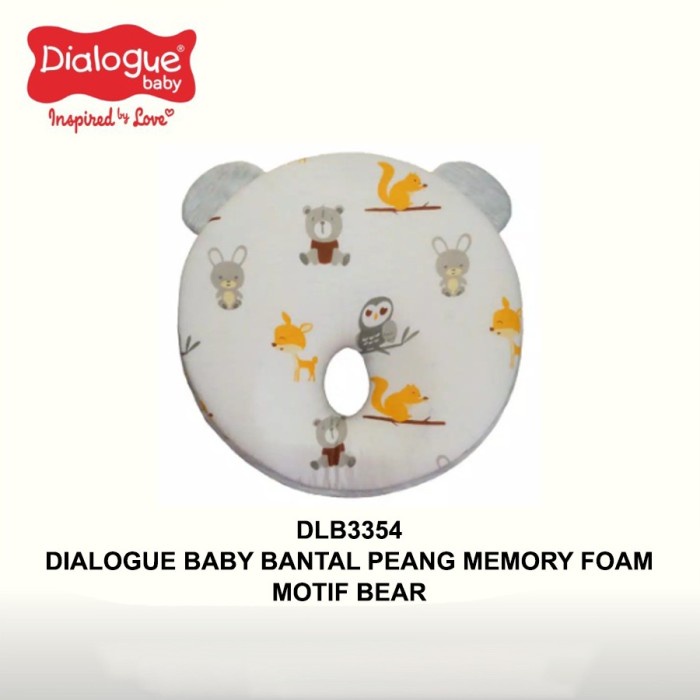 Dialogue Baby Bantal Bayi Foaming Variasi Animal DLB3353 DLB3354