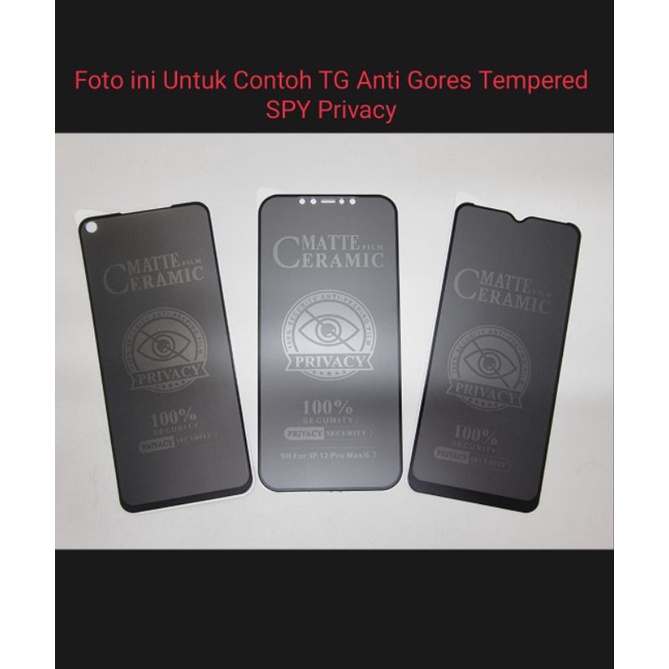 TG TEMPERED GLASS VIVO V5 ANTI GORES CERAMIC SPY MATTE FUL LAYAR