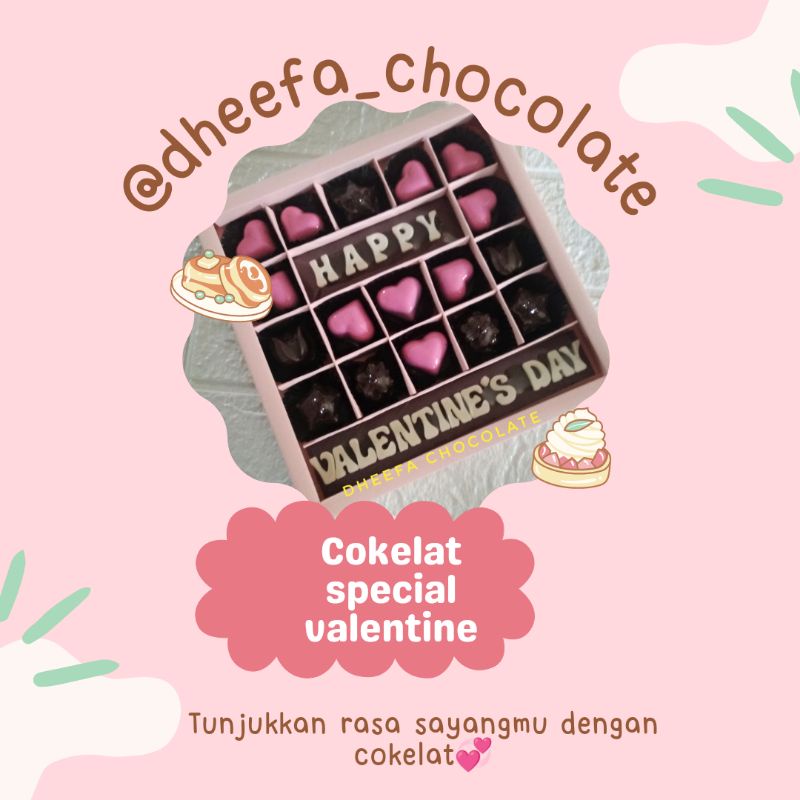 

cokelat hari valentine/ valentine's day / kado cokelat/ hampers cokelat