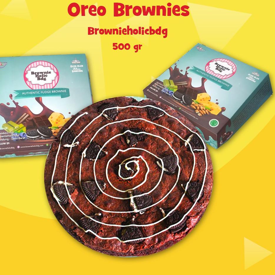 

۩ Fudgy Brownies Oreo Fudge Brownie by Brownieholicbdg KUE BROWNIES Coklat Lezat ☂