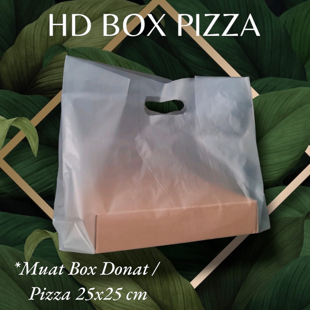 Kantong Plastik HD Box 33x45 cm 25lembar/ Muat Box Pizza 25x25 cm