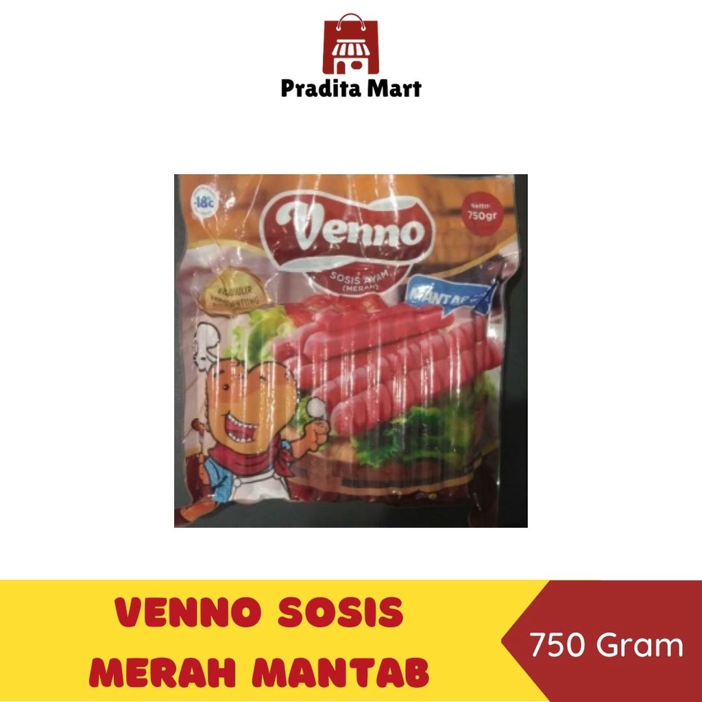 

Venno Sosis Merah Mantab 750 gr