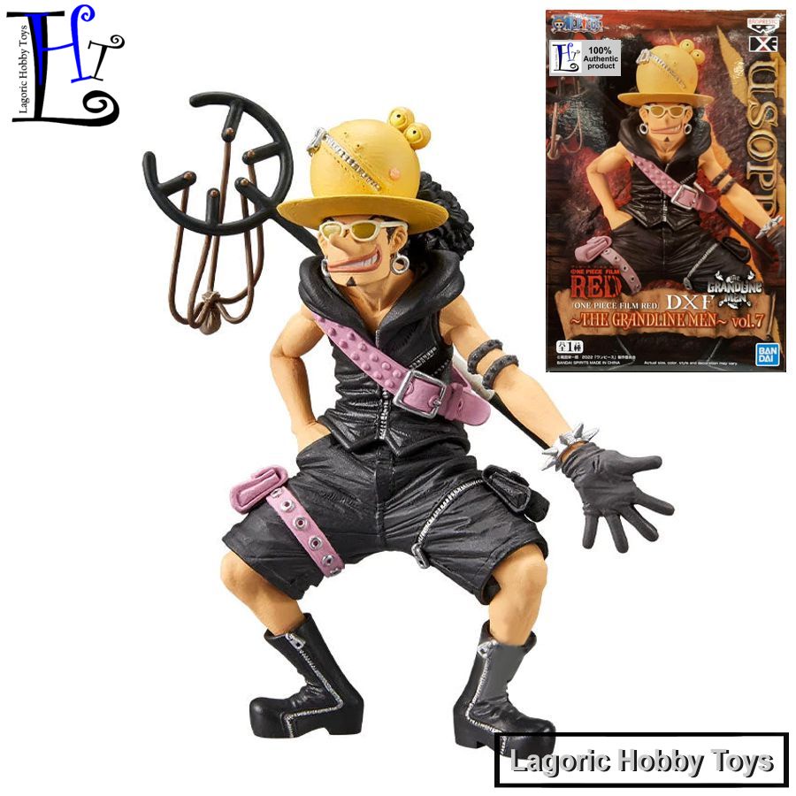 DXF One Piece Red Grandline Men vol.7 Usopp Banpresto Mainan Figure
