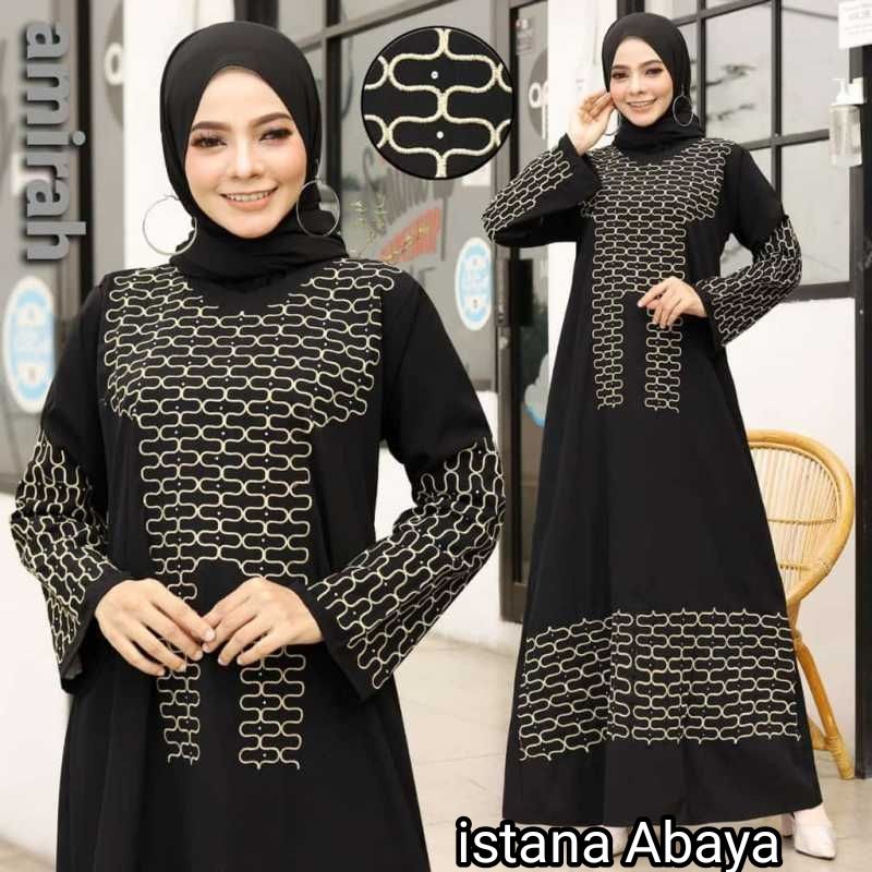 ❤️ abaya Turki bordir amirah parah mewah banget biar mata yg buktikan full bordir cantik bgt kak! ❤️