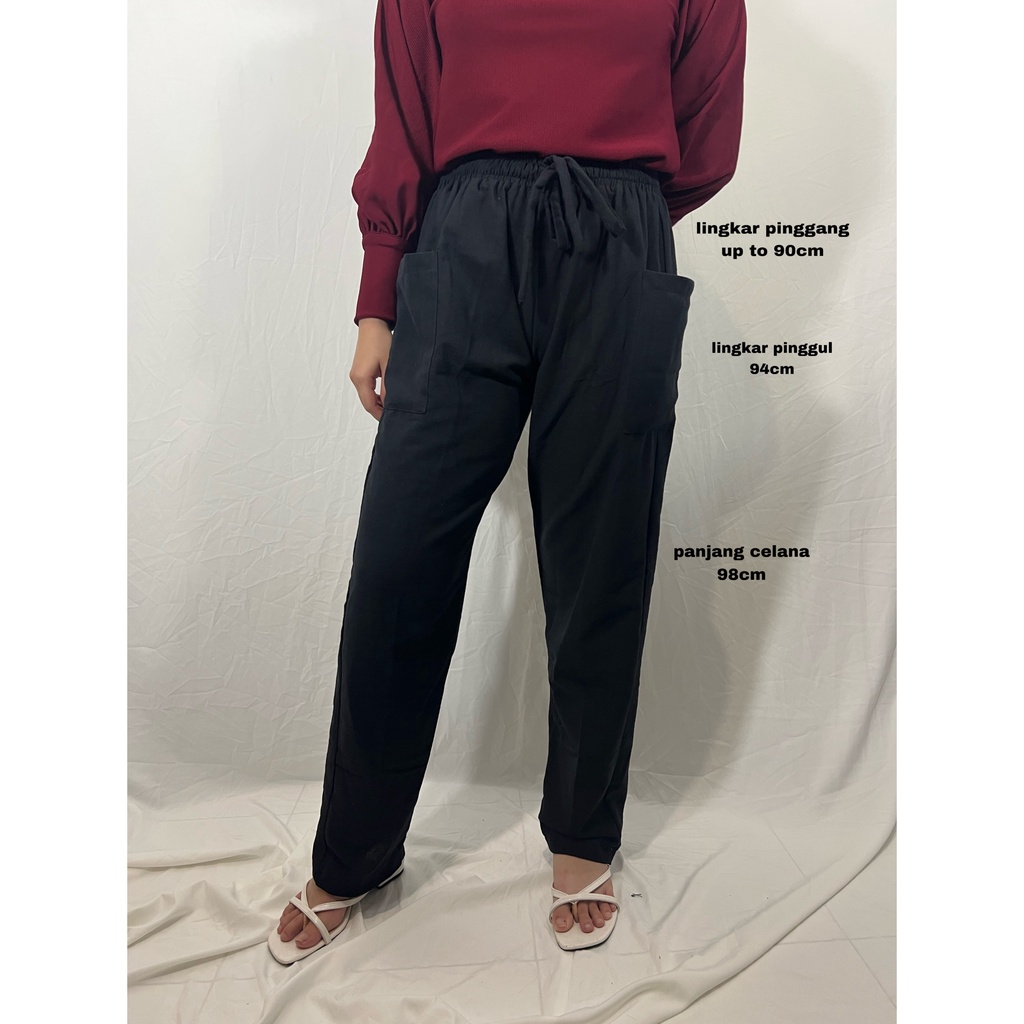 Jollie Pants / Celana Panjang Kulot Wanita