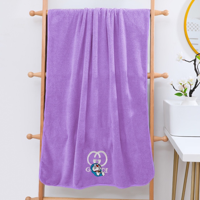 Handuk Motif Doraemon Ukuran 70x140cm Handuk Anak Perempuan Laki-Laki Pria Wanita Dewasa Import Terbaru Luckyfortuna H7-B