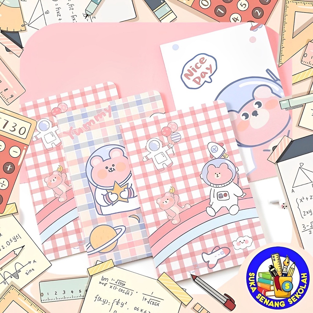 

4pcs Buku Tulis A5 30 Lembar - B0031